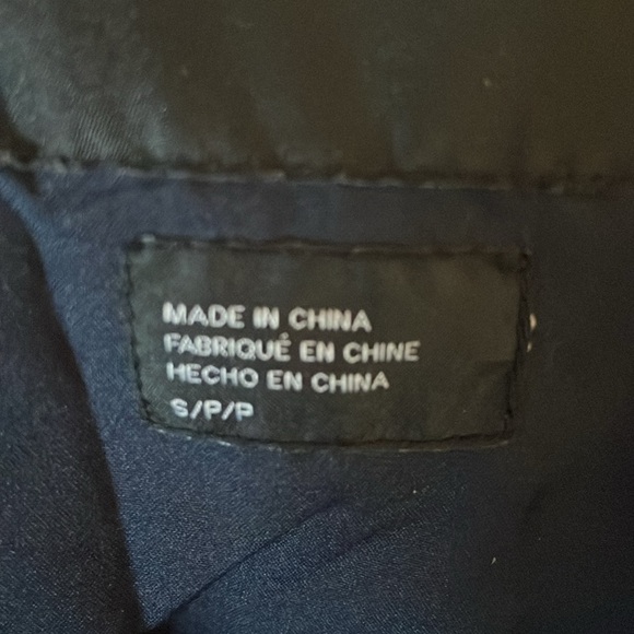 Armani Exchange Blue Bomber Jacket Size Small - Picture 8 of 9